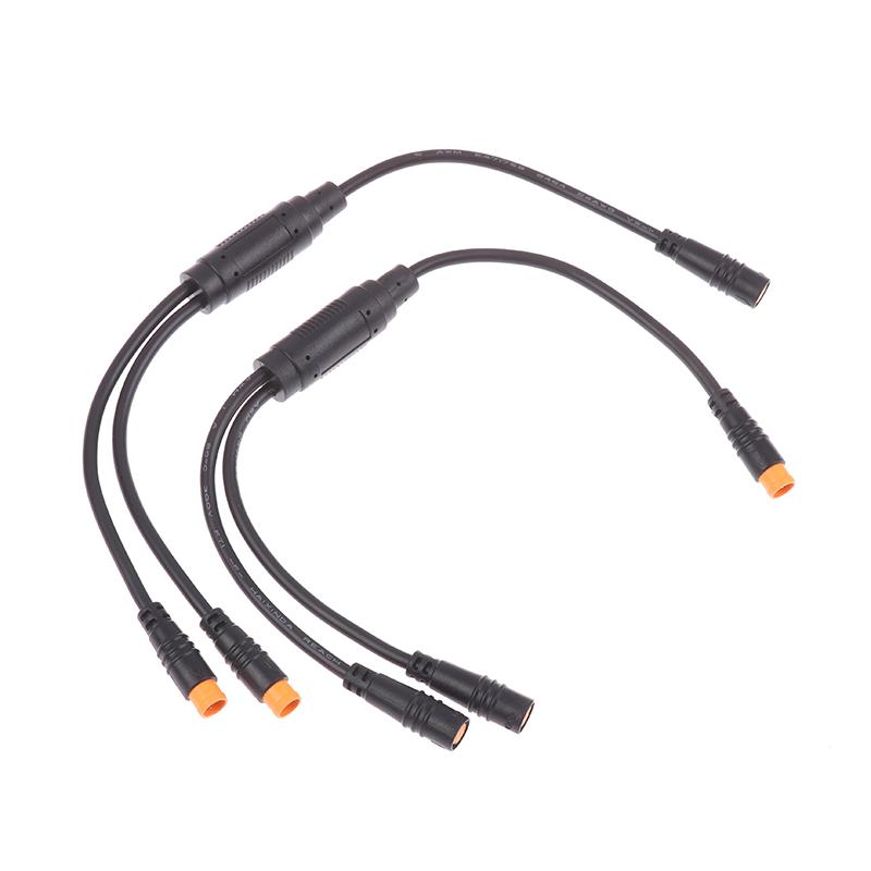 E-Bike Signal Sensor Waterproof Y-Splitter 1T2 3 Pin Connector Cables Sensor For Bafang Electric Scooter Bicycle Cord Parts