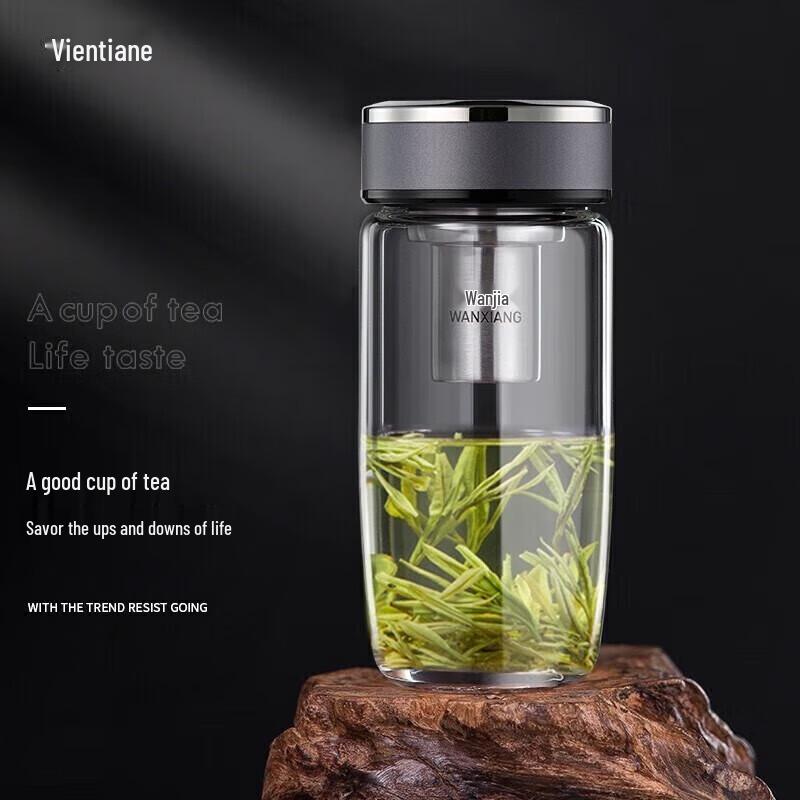 Vientiane Thickened Single Layer Glass Cup