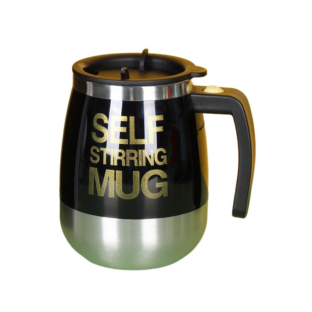 Large Capacity Magnetic Mixing Mug Thermal Insulation Rotating Blender Cup  Milk Blending