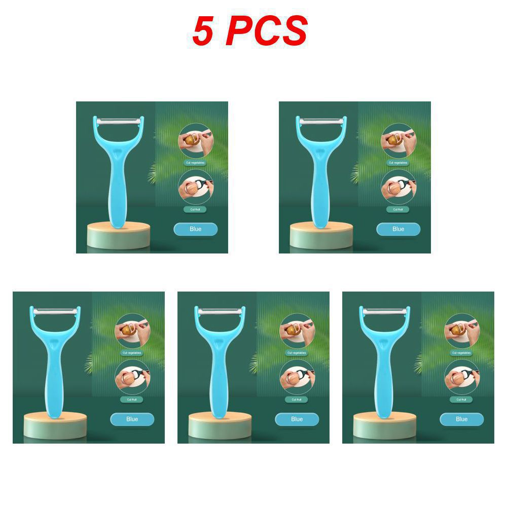 1/5PCS Kitchen Peeler Efficient Versatile Stainless Steel Sharp Blade Household Products Fruit And Vegetable Peelers Durable