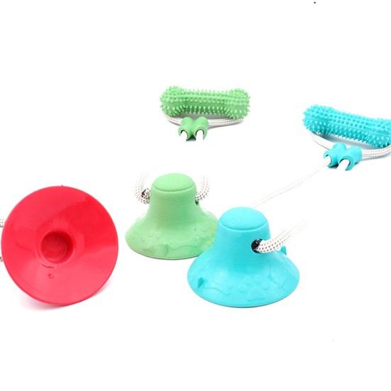 Yousheng Dog Chew Toy for Aggressive Chewers Suction Cup Tug of War Pull Toy Interactive Rope Puppy Teething Toy Dog Molar Bite Toy for Small Large