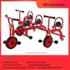 Children's Double Pedal Tricycle with Basket for Outdoor Play