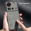 Para Capa Nubia Z70 Ultra Capa de Celular de Couro PU de Luxo Para ZTE Nubia Z70 Ultra 5G Capa Traseira Silicone À Prova de Choque Proteção Total