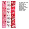 Valentinstag Folien-Fransen-Vorhang Rot Weiß Rosa Glänzendes Lametta Kulisse Streamer für Hochzeit Valentinstag Geburtstagsfeiern Fotokabine