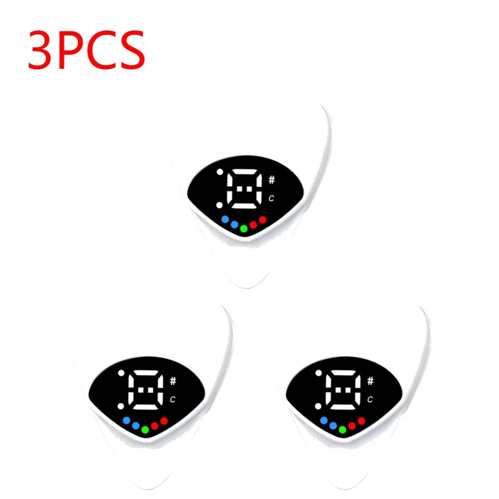 1-3PCS 2 In 1 Guitar Picks Tuner Acoustic Guitar Tuner Electric Guitar Tuner for Acoustic Electric Guitar Bass Mandolin