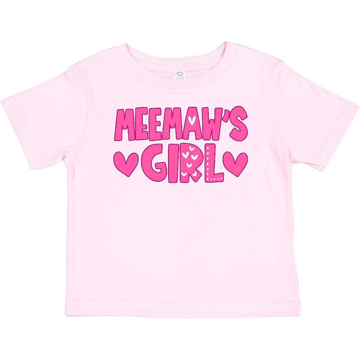 Inktastic Meemaw s Girl Gift Baby T-Shirt Family Girls Meemaw Grandma Little New 120