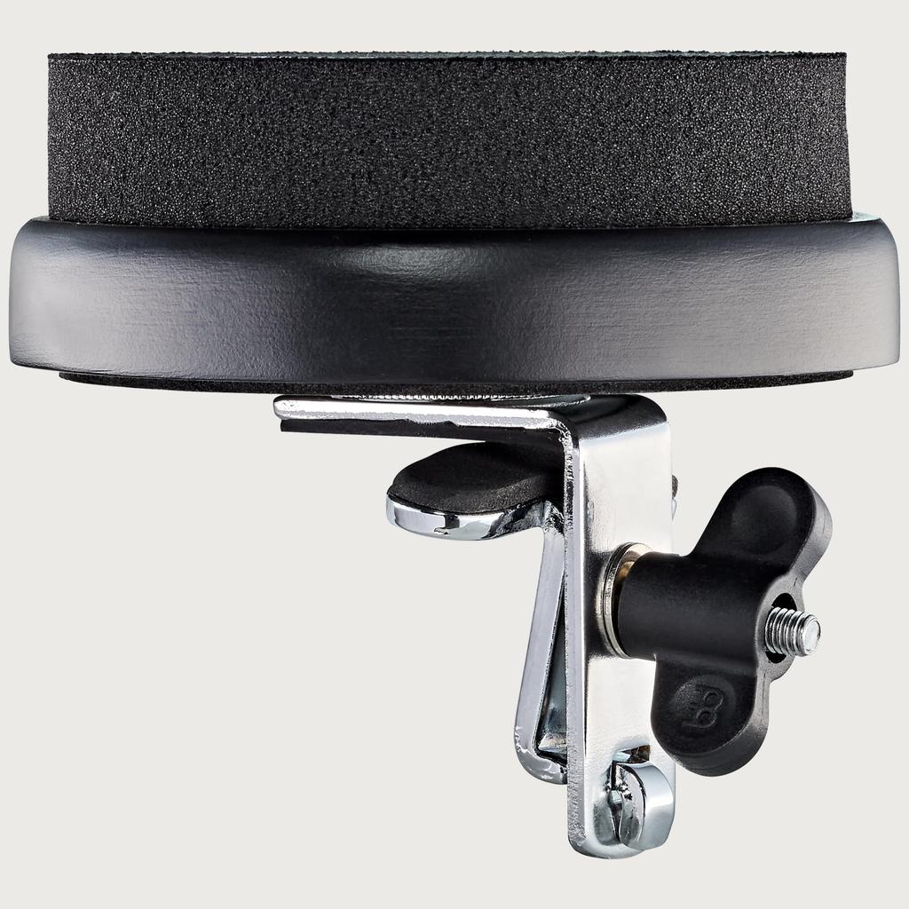 Meinl Percussion Practice Pad 4" Bass Drum Mounted Pad MBDMP4BK Black Hoop Mount