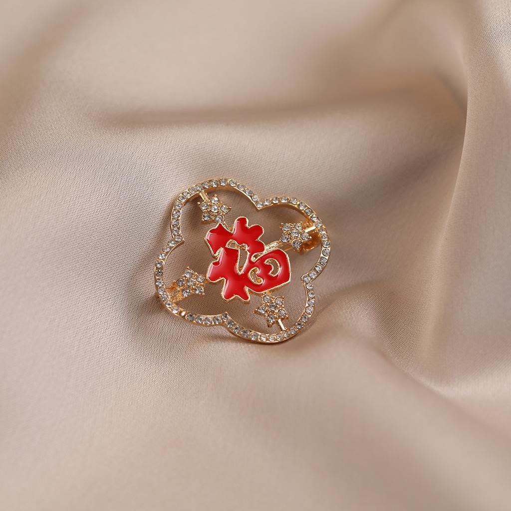 Get Rich Right Away, Alloy Year of the Horse Brooch, Light Luxury Women's Pin, Fashion Natal Year Brooch Jewelry