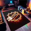 Tappeto Area Rug con Emblema Lega Hockey NHL Adatto per Interni ed Esterni, Tappeti per Cucine, Case, Uffici, Soggiorni, Arredamento Casa, Regalo di Natale