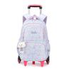 Set Zaino Scolastico Zaino con Ruote per Ragazze Studenti Zaino Trolley con Ruote Borsa Scolastica con Ruote Bagaglio da Viaggio Zaino per Libri