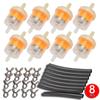 Motorcycle Gasoline Fuel Filter Kit Gas Fuel Gasoline Oil Filters Moped Scooter ATV Karting Oil Filter Accessories