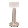 Hestia Silver USB LED Touch Table Lamp