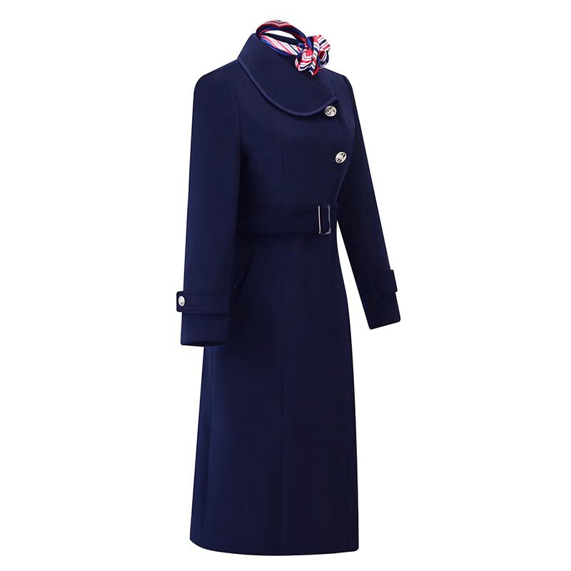 Women's Professional Mid-length Wool Blend Overcoat
