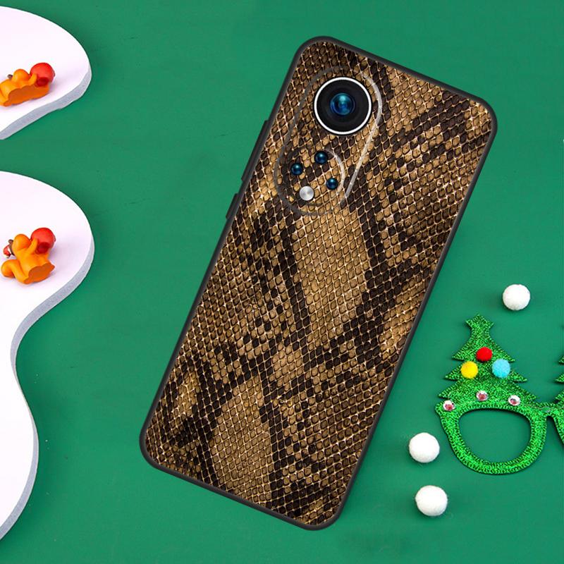 Snake Skin Case For Honor Magic 7 Pro 6 5 50 70 90 200 Lite X9b X9a X8a X8b X7a X6a X8 X9 X9c Cover Honor 70