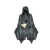 Black Clothed Mysterious Lord Ornament Thrilling Black Robe Gothic Garden Decoration Resin Crafts Gift