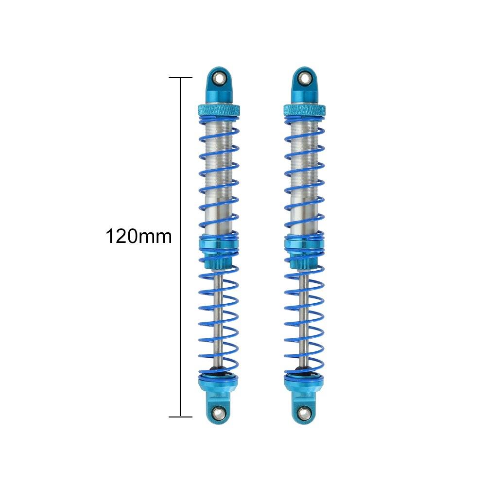 2Pcs Metal Shock Oil Damper Suitable for 1/10 Remote Control Crawler Vehicle Axial SCX10 90046 AXI03007 TRX4 TRX6 Upgrade Parts