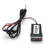 1PC Ambient Light Charger Car Interface Socket Double Connector Double QC3.0  Voltage Display For Toyota Old LC120