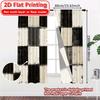 Set Of 2 Flat Printing Curtains Without Rod Coffee Gnomes Mugs Women Is Day Festival Fashion Versatile Fabric Curtain Polyester