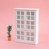 1:12 Scale Dollhouse Cabinet White MDF Display Realistic for Tabletop Displays