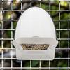 Parrot Feeder Plastic Reusable Hanging Bird Food Box Creative Design Bird Supply for Garden Yard Parrot Feeder