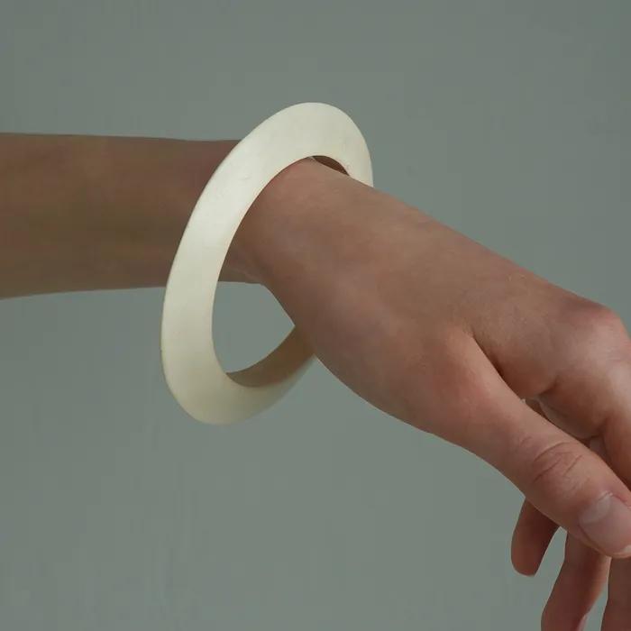 Ivory Disc Bangle