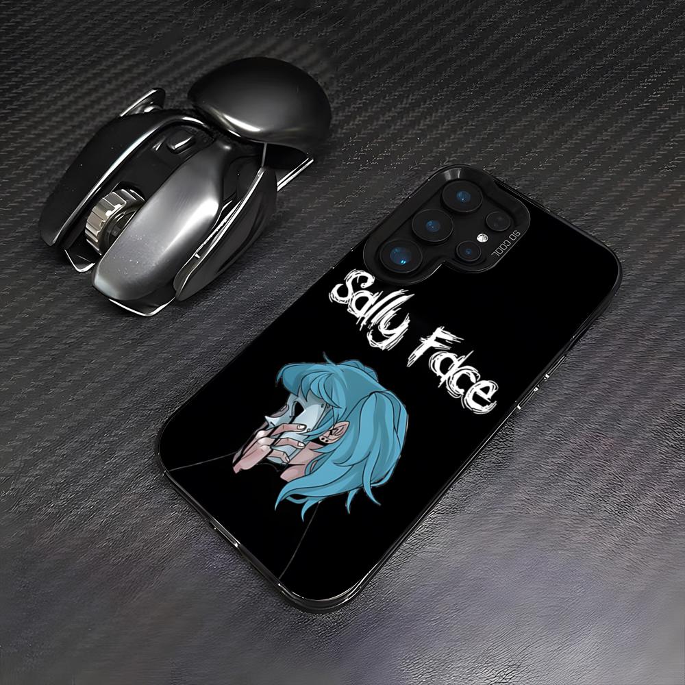 S-Sally Face Phone Case For IPhone 17 Pro Max 15 Pro 16 14 Plus 12 13 Mini 11 Pro Shockproof Colorful Cover