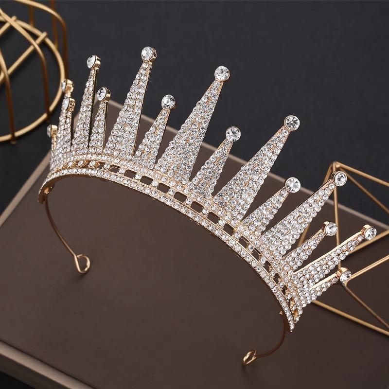 Neue Brautkrone Königin Schönheitswettbewerb Krone Tiara Geburtstagsparty Auftritt Haarschmuck