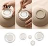Ceramic Base Shaper 5Pcs/Set Pottery Foot Ring Tools, Clay Aligner, Sculpting Guide Molder for Bowls And Mugs, DIY Projects