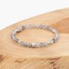 Jbans Classic 6-Cut Moonlight Stone Metal Mix Gemstone Bracelet (C2501Ac1213_Gr)