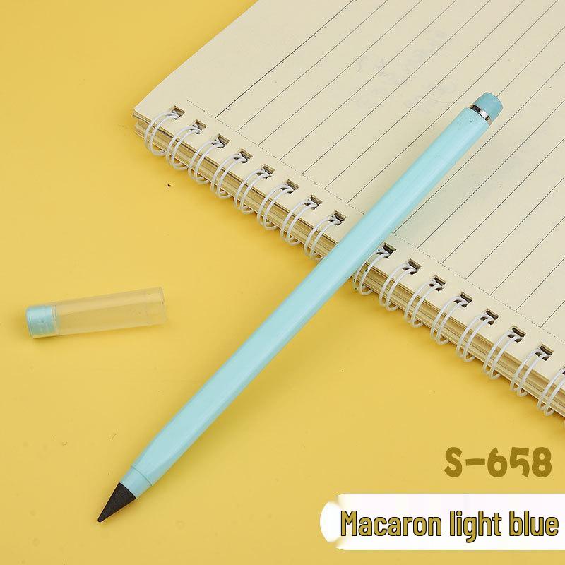 Black Tech Eternal Pencil: No Sharpening, No Ink, Break-Resistant Lead, Posture-Correcting Drawing Tool