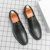 Leather Shoes Men's Autumn New Dress Business Casual Shoes One Pedal Men's Loafers Foreign Trade Large Size Men's Shoes
