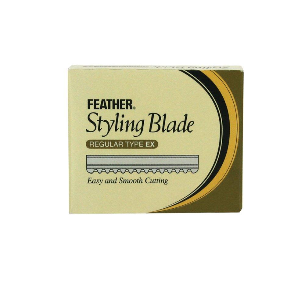 Feather Styling Blade Regular Type EX Replacement Blades CGEX-10 (10 blades)