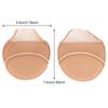 1 Pair of Hidding Non Slip High Heel Forefoot Pad Cushion Foot Care Tool (Beige)