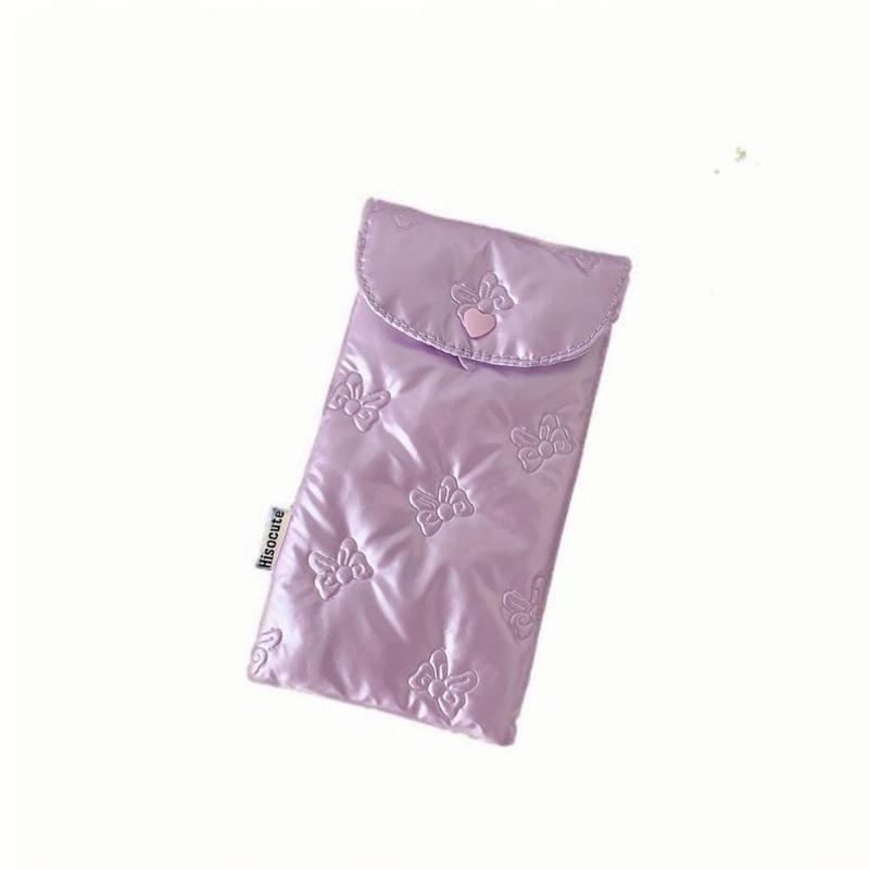 

Пенал на кнопке с бантом, Сумка для хранения канцелярских принадлежностей Пенал с украшением в виде банта, Косметичка и пенал