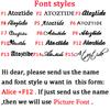 Atoztide Personalized Custom Name Necklaces for Women Unlimited Heart Pendant Stainless Steel Link Chain Christmas Jewelry Gift