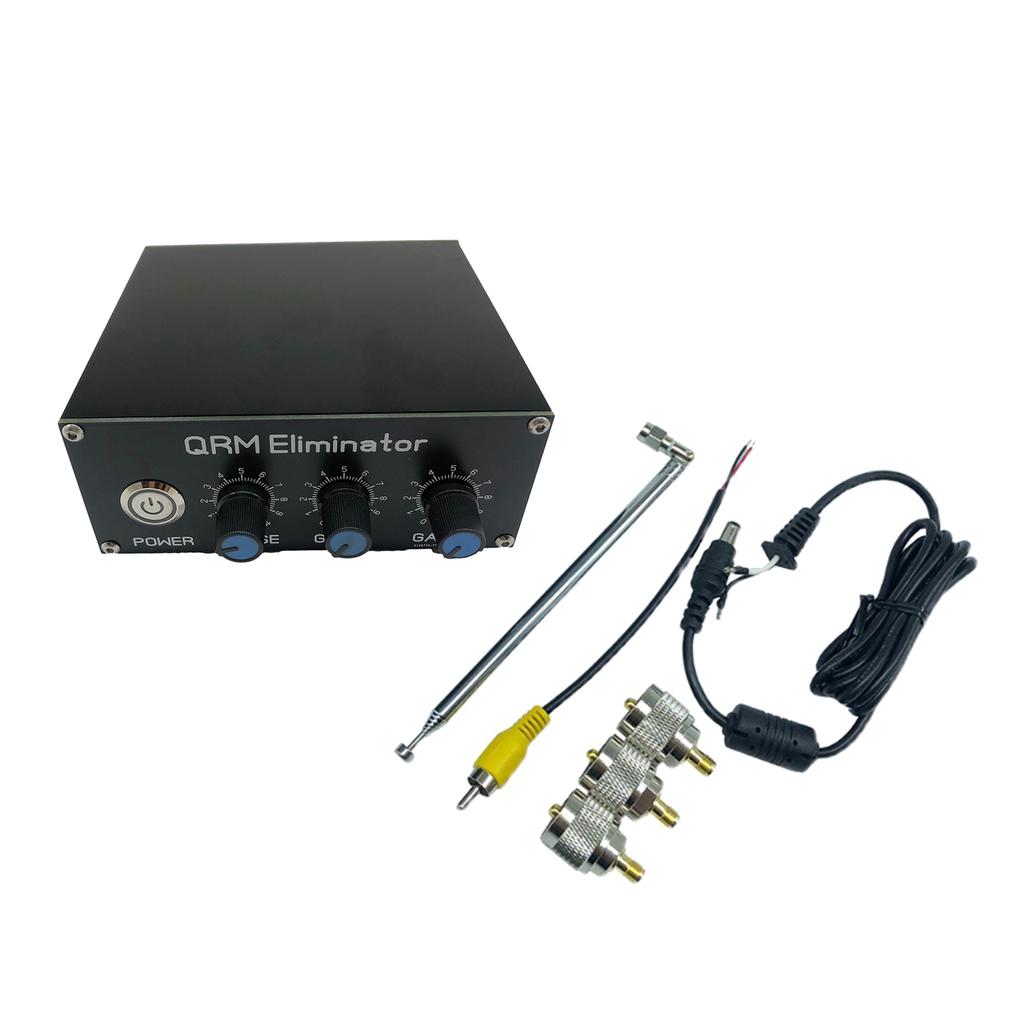 1 Set QRM Eliminators High Bands XPhase 1‑30 MHz Adjustable Durable Metal Casing Signal Canceller Built-in PTT Control