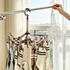 Wall-Mounted Clothes Drying Rack with Suction Cups for Socks and Underwear