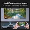 Portable   Projector Home Theater Mobile Phone Projector for Screen Projection
