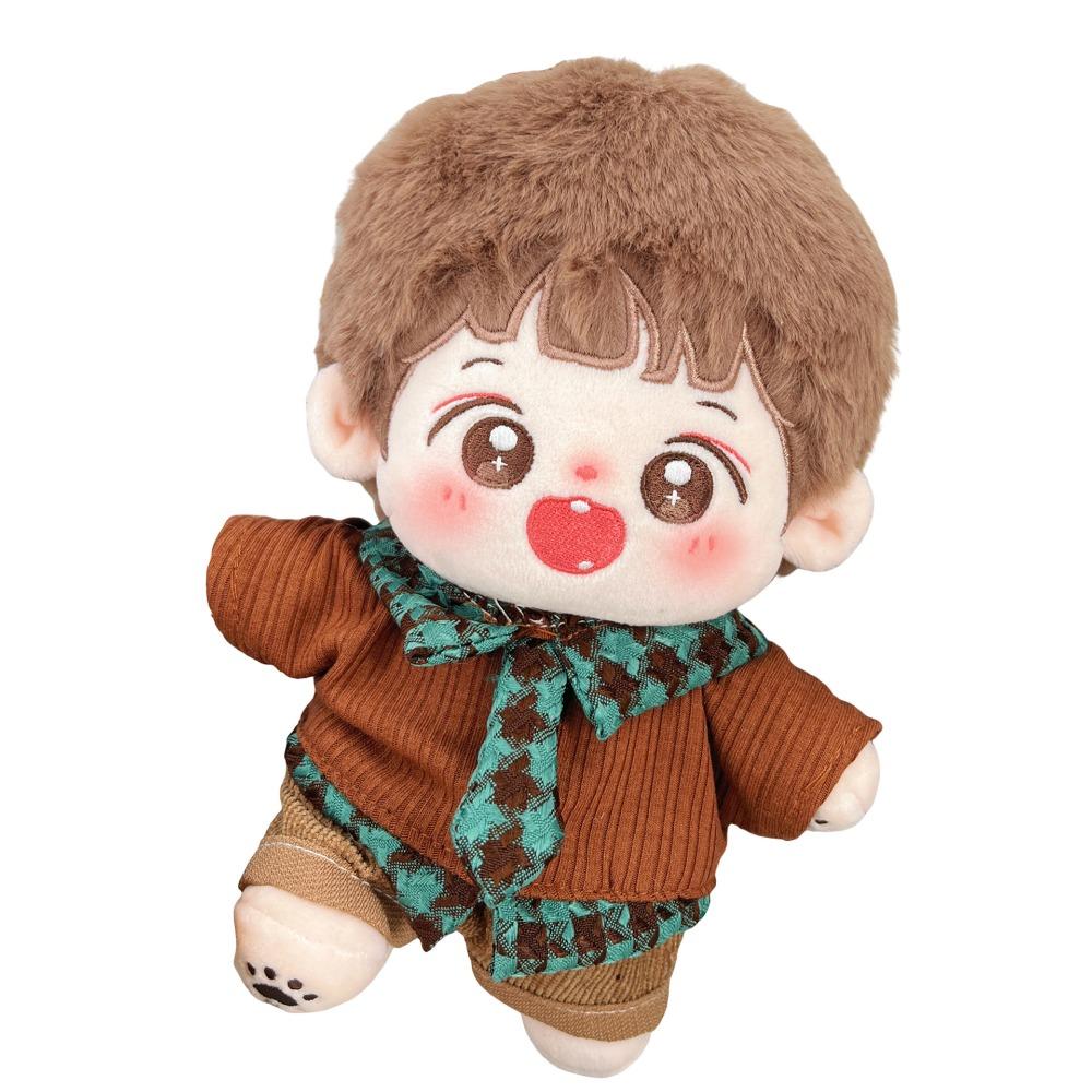 1 set Sweater Vest Cotton Doll's Clothes School Uniform Plush Doll Clothes  20cm Cotton Doll