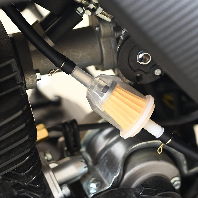 10/20pcs Big Fuel Filter for Motorcycles ATVs Small Engines Durable Plastic Shell Dense Pleated Paper Fuel Filters5