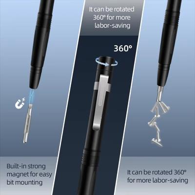 13 In 1 Precision Screwdriver Pen Set Precision Hidden Storage Multi-Function Tool Pen Style Multi-Function Portable Screwdriver