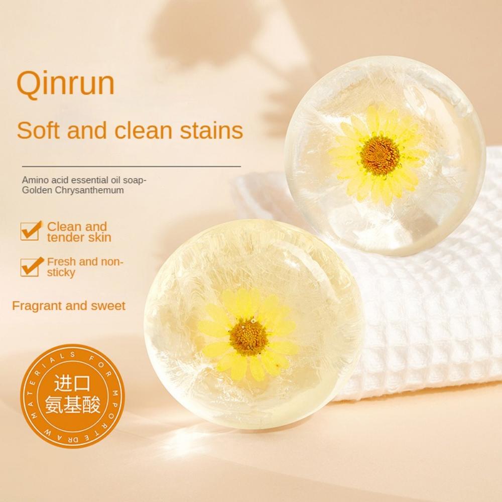 Amino Acid Essential Oil Soap Handmade Essential Oil Soap Mild Transparent Soap Hydrating Cleansing Soap Face Soap