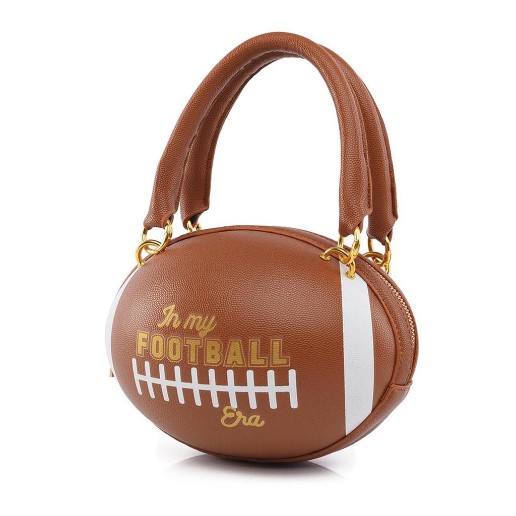 Women's Rugby Soft Bag Contrast Color Letters Trendy Fashion Niche Handbag