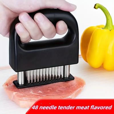 1pc, Meat Tenderizer Needles, Meat Tenderizer Tool, 48 Needle Tender Meat Machine, Stainless Steel Meat Tenderizer Needles