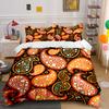 Retro Paisley Pattern Home Decor Soft Comfortable Duvet Cover Bedding Set Included 1*Duvet Cover & 2*Pillowcases, Gift