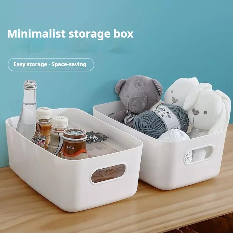 6pcs Storage Basket Multi-functional Storage Box Daily Necessities Sundries Desktop Storage Box Cosmetics Sorting Box Large
