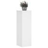 Plant Stand 2 pcs. White 25 x 25 x 80 cm Engineered Wood