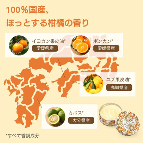 Official Steam Cream Japanese Citrus 75g [Made In Japan] STEAMCREAM Moisturizing Body Wash (Face/Body/Hands/Hair/Massage) Oatmeal Citrus Iyokan Ponkan