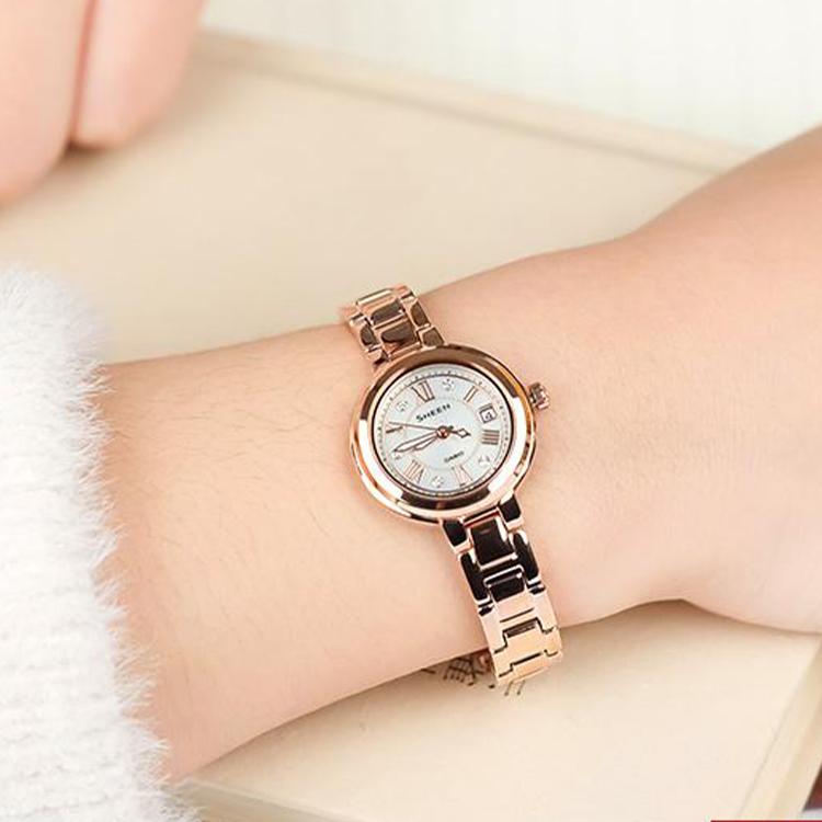 CASIO Women's SHEEN Gray Watch SHS-4523PG-7AUPR