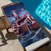 B-black Animation B-butler-r Towel Large Quick-Drying Microfiber Soft Beach Towel for Travel Fitness Sauna Bathing Camping